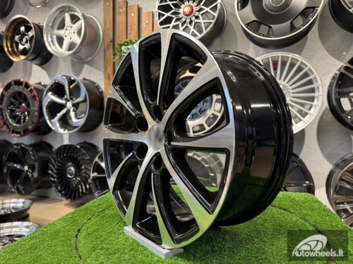 Ratlankis R17x7  5X114.3  ET  40  67.1  BY971  Black Polished (MB)  For RACIN  (Z1)