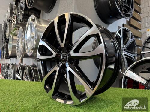 Ratlankis R18x7.5  5X114.3  ET  49.5  67.1  BY994  Black Polished (MB)  For RACIN  (Z1)