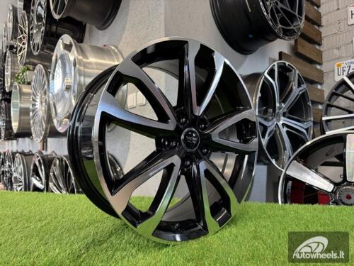 Ratlankis R18x7.5  5X114.3  ET  49.5  67.1  BY994  Black Polished (MB)  For RACIN  (Z1)