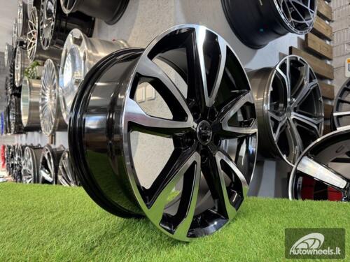 Ratlankis R18x7.5  5X114.3  ET  49.5  67.1  BY994  Black Polished (MB)  For RACIN  (Z1)
