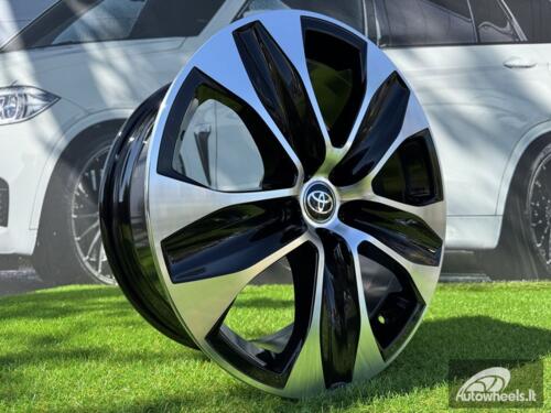 Ratlankis R18x8  5X114.3  ET  35  60.1  D2054  Black Polished (MB)  For TOYOT  (Z1)  (HIGHLANDER)