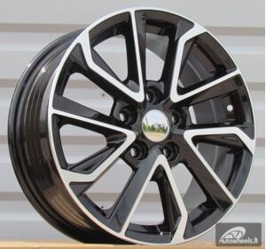Ratlankis R16x7  5X114.3  ET  40  60.1  FE177  (BY2038)  Black Polished (MB)  For TOYOT  (Z1+Z6)