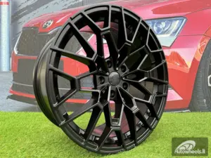 Ratlankis R20x8.5  5X112  ET  26  66.6  I0384  (BYD1883)  Black Half Matt (BLHM)  For BMW  (Z1)  (Rear+Front)