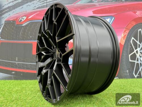 Ratlankis R20x9.5  5X112  ET  38  66.6  I0384  (BYD1883)  Black Half Matt (BLHM)  For BMW  (Z1)  (Rear+Front)