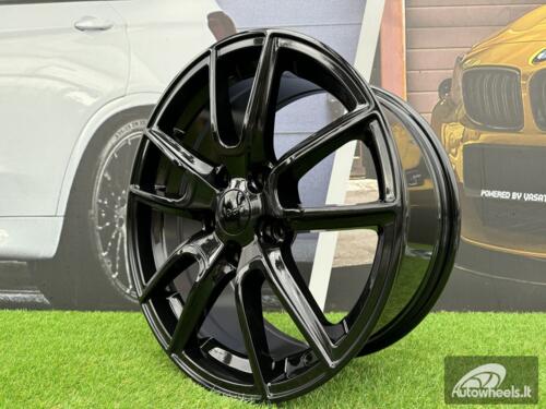Ratlankis R18x8  5X127  ET  55  71.5  B1436  Black Half Matt (BLHM)  For 4X4  (Z1)