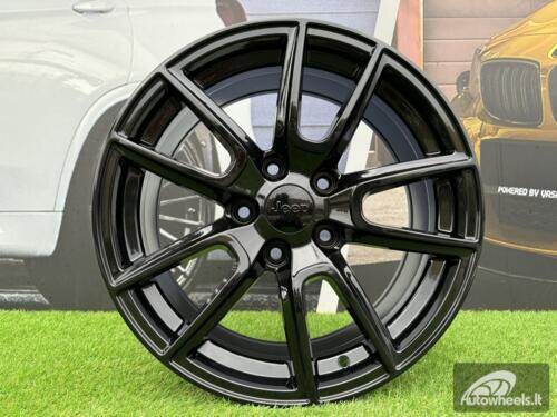 Ratlankis R18x8  5X127  ET  55  71.5  B1436  Black Half Matt (BLHM)  For 4X4  (Z1)  ((For Jeep))