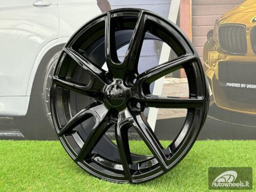 Ratlankis R18x8  5X127  ET  55  71.5  B1436  Black Half Matt (BLHM)  For 4X4  (Z1)  ((For Jeep))