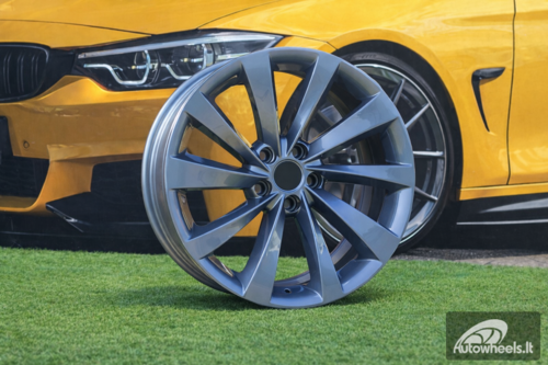 Ratlankis R18x8  5X114.3  ET  40  64.1  B1396  Gun Metal (GM)  For TESLA  (Z1)  (Model 3)