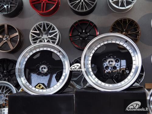 Ratlankis R17x8  5X112  ET  25  66.6  B5852  (BY1781)  Black+Polished Lip (BLPL)  For MER  (Z1)  (MONOBLOCK Style)