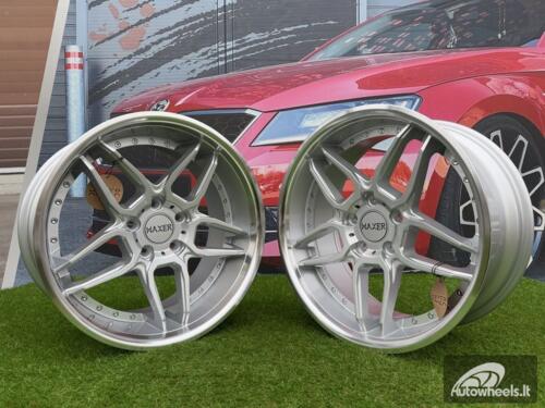 Ratlankis R18x10  5X120  ET  15  74.1  SSA01  (HX030)  Silver+Polished Lip (SP)  For HAXER  (Z1)  (Rear+Front)