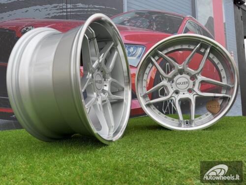 Ratlankis R18x10  5X120  ET  15  74.1  SSA01  (HX030)  Silver+Polished Lip (SP)  For HAXER  (Z1)  (Rear+Front)