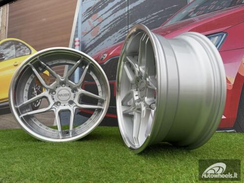Ratlankis R18x10  5X120  ET  15  74.1  SSA01  (HX030)  Silver+Polished Lip (SP)  For HAXER  (Z1)  (Rear+Front)