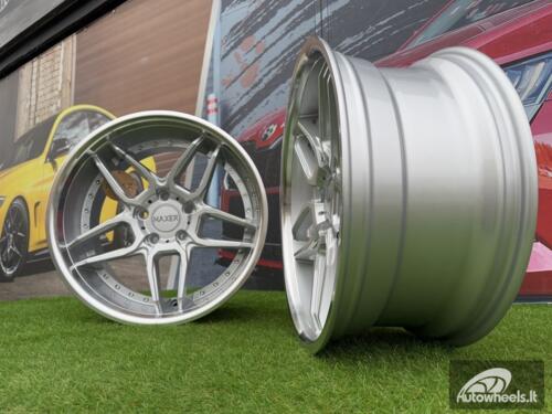 Ratlankis R18x10  5X120  ET  15  74.1  SSA01  (HX030)  Silver+Polished Lip (SP)  For HAXER  (Z1)  (Rear+Front)