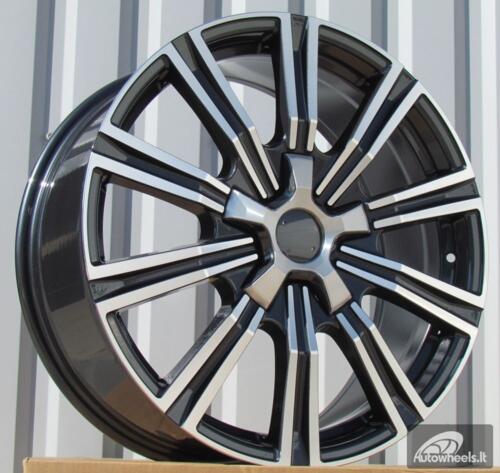 Ratlankis R20x8.5  5X150  ET  60  110.1  B1149  Black Polished (MB)  For TOYOT  (K3)