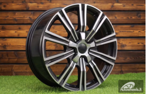 Ratlankis R20x8.5  5X150  ET  60  110.1  B1149  Black Polished (MB)  For TOYOT  (K3)