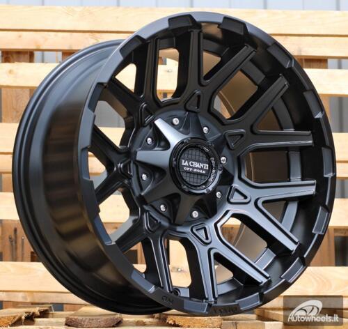 Ratlankis R20x10  8X165.1  ET  M19  121.3  B1234  Black Half Matt (BLHM)  For 4X4  (Z2)