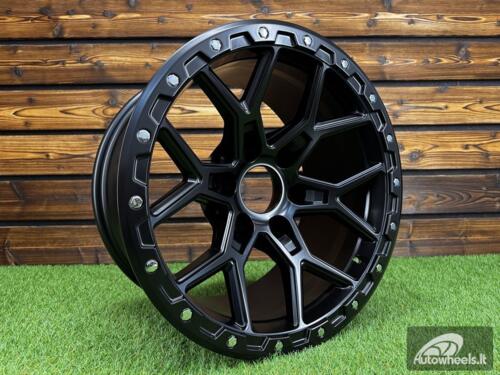 Ratlankis R17x9  6X139.7  ET  M12  110.1  B1536  Black Half Matt (BLHM)  For 4X4  (M)