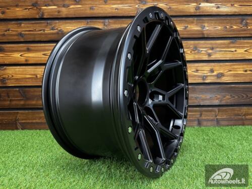 Ratlankis R17x9  6X139.7  ET  M12  110.1  B1536  Black Half Matt (BLHM)  For 4X4  (M)
