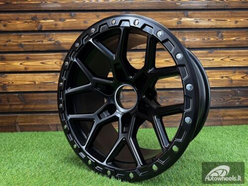 Ratlankis R17x9  6X139.7  ET  M12  110.1  B1536  Black Half Matt (BLHM)  For 4X4  (M)