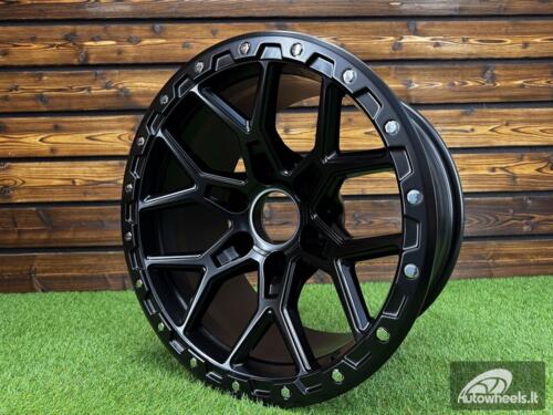 Ratlankis R17x9  6X139.7  ET  M12  110.1  B1536  Black Half Matt (BLHM)  For 4X4  (M)