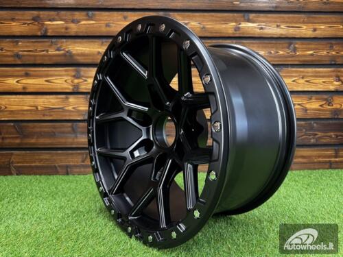 Ratlankis R17x9  6X139.7  ET  M12  110.1  B1536  Black Half Matt (BLHM)  For 4X4  (M)