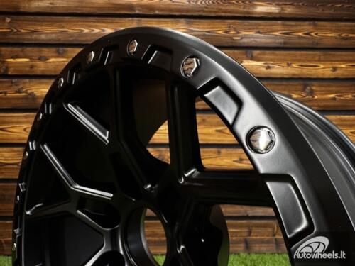 Ratlankis R17x9  6X139.7  ET  M12  110.1  B1536  Black Half Matt (BLHM)  For 4X4  (M)