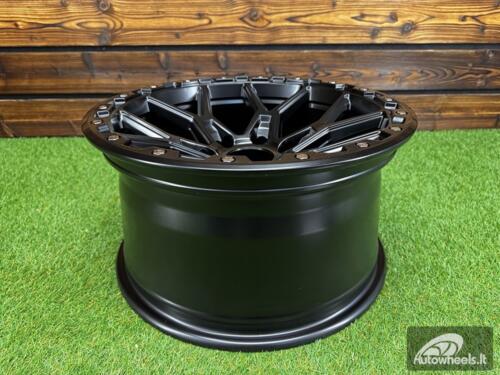Ratlankis R17x9  6X139.7  ET  M12  110.1  B1536  Black Half Matt (BLHM)  For 4X4  (M)