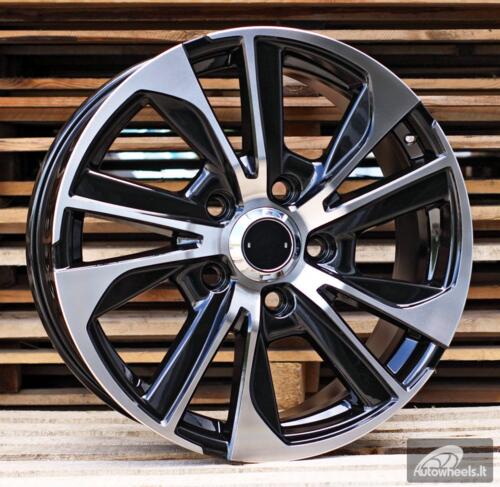 Ratlankis R20x8.5  5X150  ET  60  110.5  B1611  Black Polished (MB)  For 4X4  (K3)
