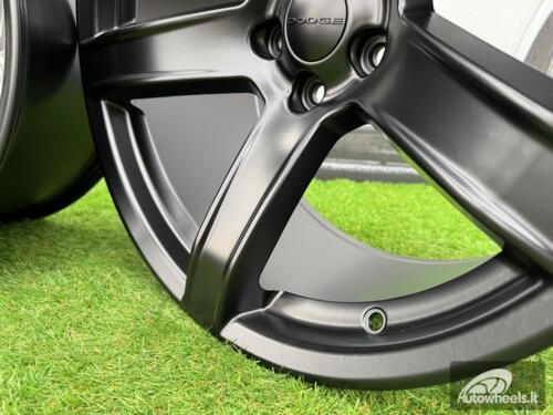 Ratlankis R20x9.5  5X115  ET  15  71.5  B1671  Black Half Matt (BLHM)  For DODGE  (Z1)  (Rear+Front)