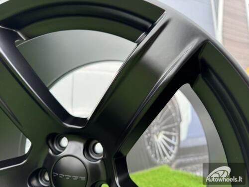 Ratlankis R20x9.5  5X115  ET  15  71.5  B1671  Black Half Matt (BLHM)  For DODGE  (Z2)  (Rear+Front)