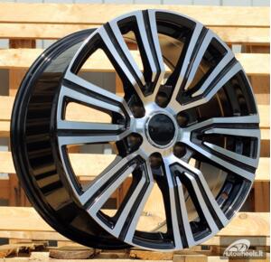 Ratlankis R20x8.5  6X139.7  ET  25  106.1  B1754  Black Polished (MB)  For 4X4  (K3)