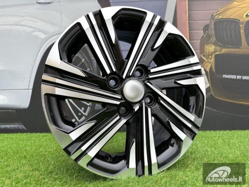 Ratlankis R16x6  4X100  ET  45  54.1  D1822  Black Polished (MB)  For TOYOT  (Z2+Z1+P)