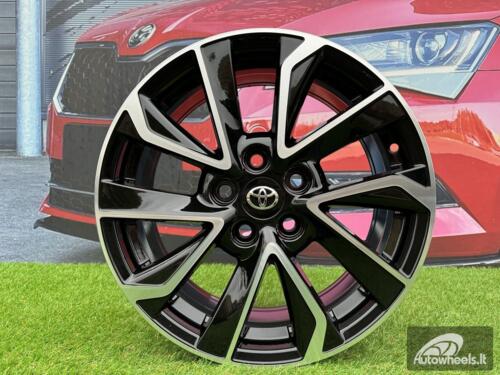 Ratlankis R17x7  5X114.3  ET  40  60.1  B5463  (IN5501)  Black Polished (MB)  For TOYOT  (P1+K8)