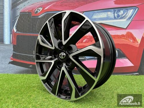 Ratlankis R17x7  5X114.3  ET  40  60.1  B5463  (IN5501)  Black Polished (MB)  For TOYOT  (P1+K8)