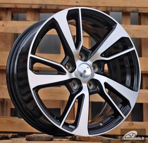 Ratlankis R17x7  5X114.3  ET  35  60.1  I5300  Black Polished (MB)  For TOYOT  (P1)