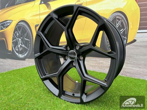 Ratlankis R20x9  5X112  ET  30  66.5  I5598  Black Half Matt (BLHM)  For AUD  (K7)