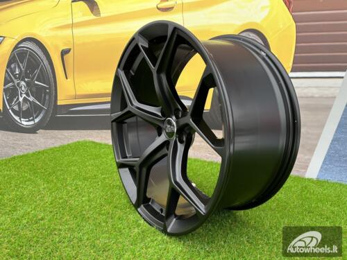 Ratlankis R20x9  5X112  ET  30  66.5  I5598  Black Half Matt (BLHM)  For AUD  (K7)