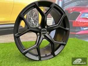 Ratlankis R20x9  5X112  ET  30  66.5  I5598  Black Half Matt (BLHM)  For AUD  (K7)