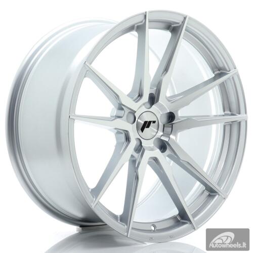 JR Wheels JR21 20x9 ET20-35 5H BLANK Silver Machined Face