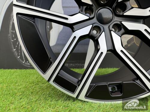 Ratlankis R20x8.5  5X112  ET  25  66.6  I5619  Black Polished Half Matt (MBHM)  For BMW  (P1)  (Rear+Front)