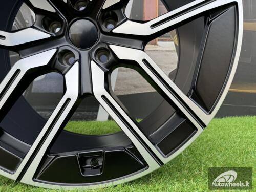 Ratlankis R20x8.5  5X112  ET  25  66.6  I5619  Black Polished Half Matt (MBHM)  For BMW  (P1)  (Rear+Front)