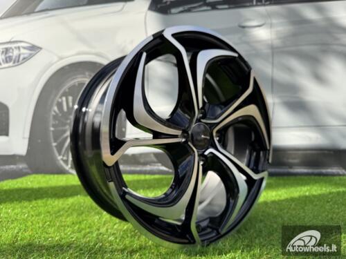 Ratlankis R15x6.5  4X108  ET  22  65.1  BY980  (LU1235)  Black Polished (MB)  For RACIN  (P1)