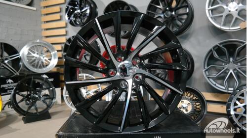 Ratlankis R17x7.5  5X110  ET  41  65.1  E467  (LU356)  Black Polished (MB)  For ALFA  (P1)