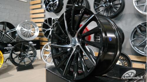 Ratlankis R17x7.5  5X110  ET  41  65.1  E467  (LU356)  Black Polished (MB)  For ALFA  (P1)