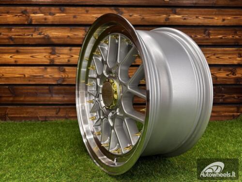 Ratlankis R17x8  10X112/120  ET  30  74.1  HX025  (LU1880)  Silver+Polished Lip (SP)  For HAXER  (P1)