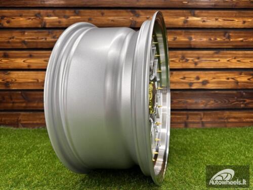 Ratlankis R17x8  10X112/120  ET  30  74.1  HX025  (LU1880)  Silver+Polished Lip (SP)  For HAXER  (P1)