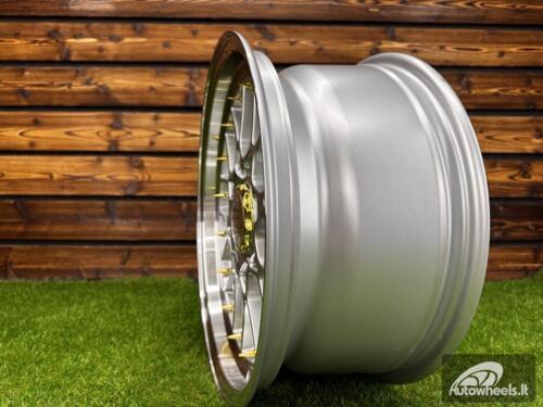 Ratlankis R17x8  10X112/120  ET  20  74.1  HX025  (LU1880)  Silver+Polished Lip (SP)  For HAXER  (P1)
