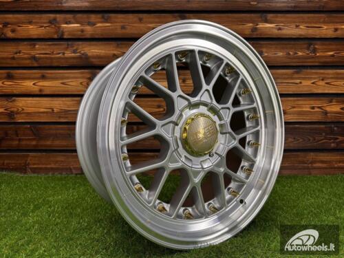 Ratlankis R17x8  10X112/120  ET  20  74.1  HX025  (LU1880)  Silver+Polished Lip (SP)  For HAXER  (P1)