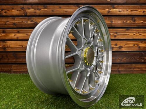 Ratlankis R17x8  10X112/120  ET  20  74.1  HX025  (LU1880)  Silver+Polished Lip (SP)  For HAXER  (P1)