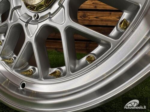 Ratlankis R17x8  10X112/120  ET  20  74.1  HX025  (LU1880)  Silver+Polished Lip (SP)  For HAXER  (P1)